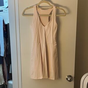 Outdoor Voices Blush Pink Sleeveless Mini Exercise Dress